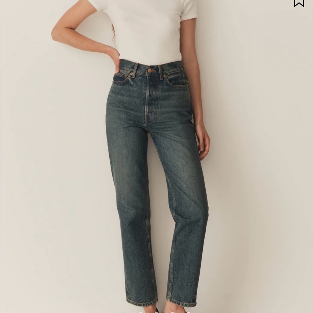 Doen Dark Wash Straight Leg Jeans
